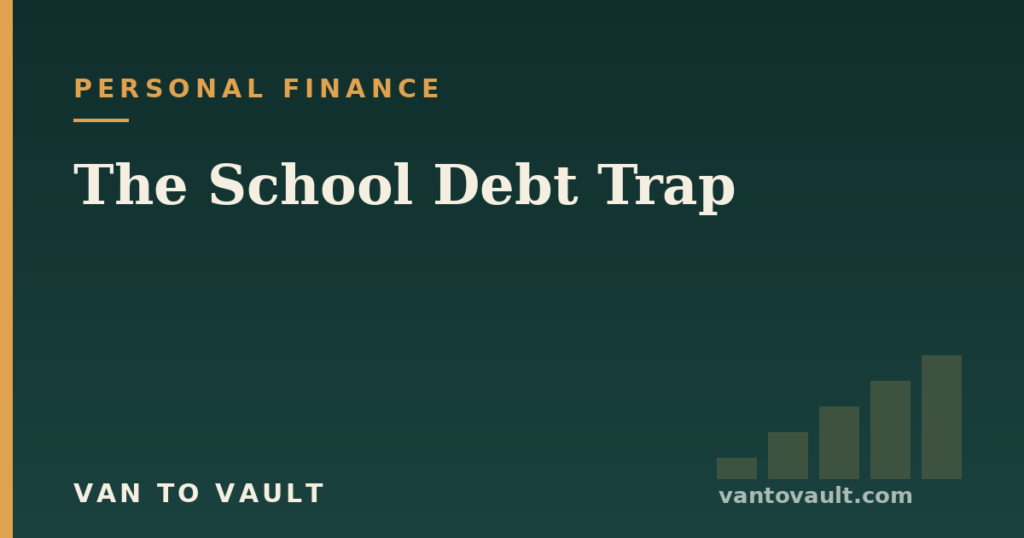 The School Debt Trap — Van to Vault