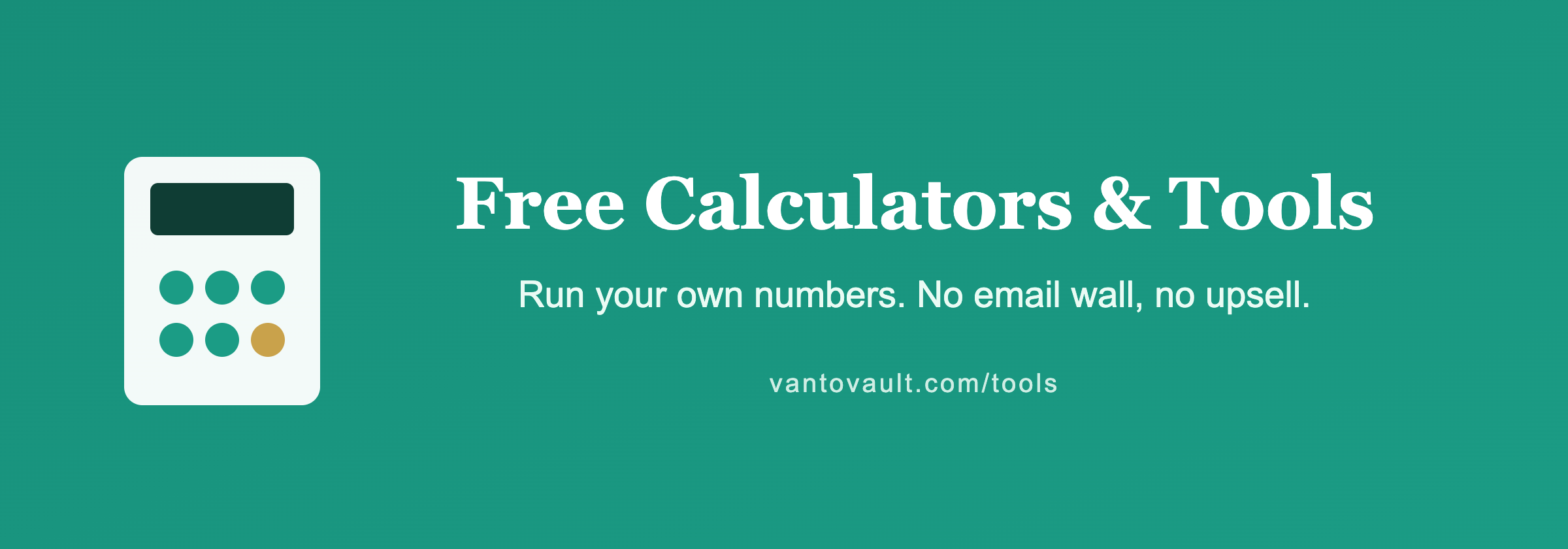 Free calculators and tools