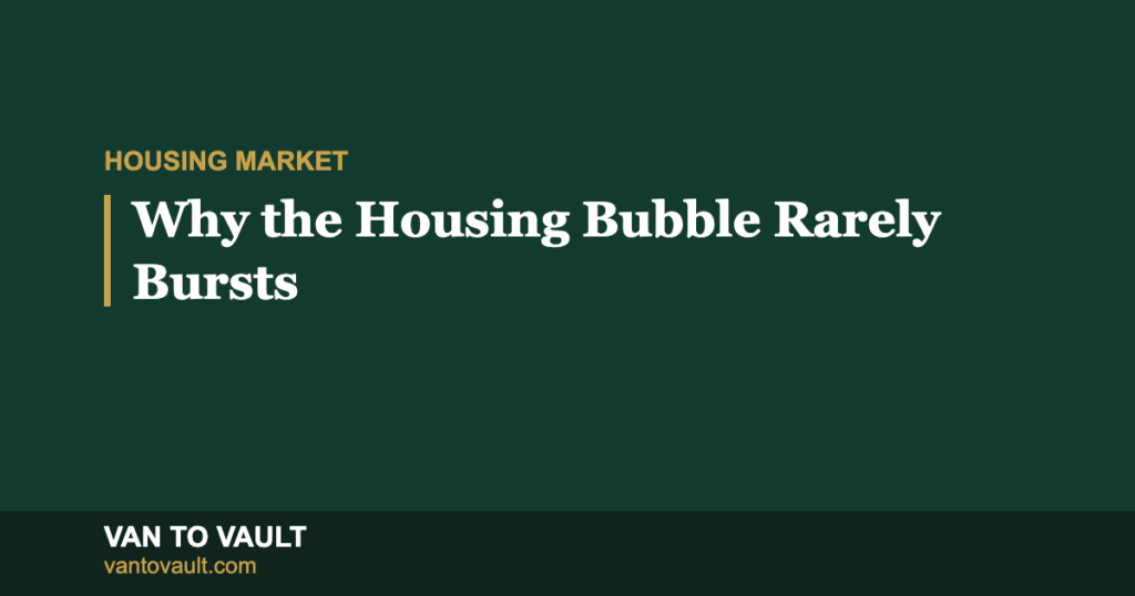 Why the Housing Bubble Rarely Bursts the Way People Expect